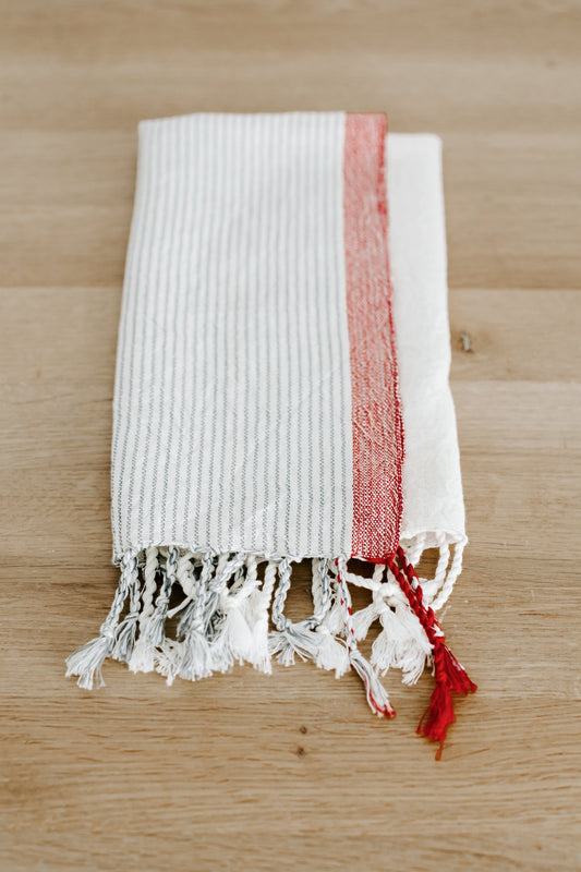 Ivory Cherry Tribeca Hand Towel