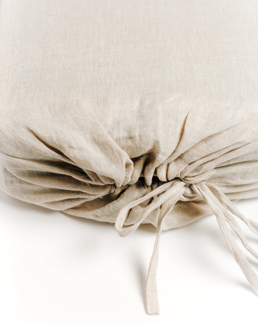 Linen Duvet Cover Set - Natural Chambray