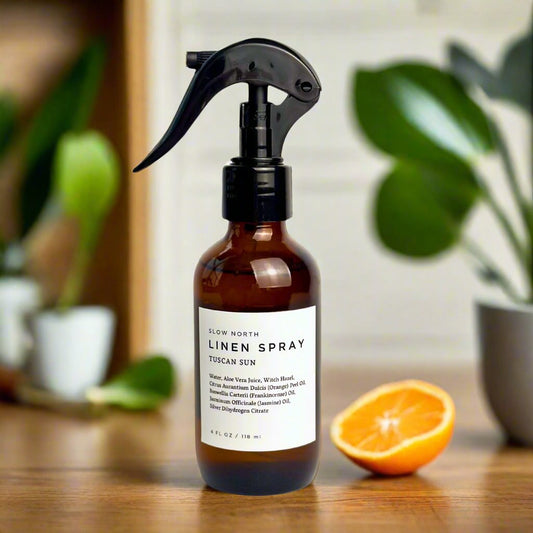 Linen Spray - Tuscan Sun - Orange + Frankincense + Jasmine