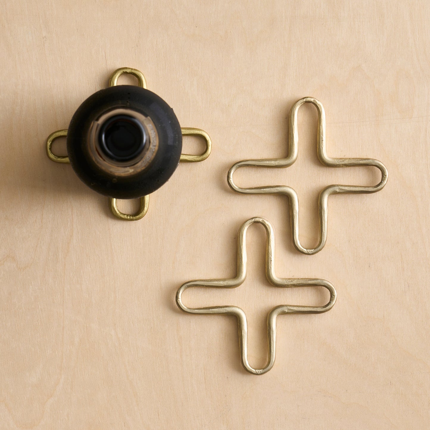 Forge Brass Mini Trivets - Set of 2