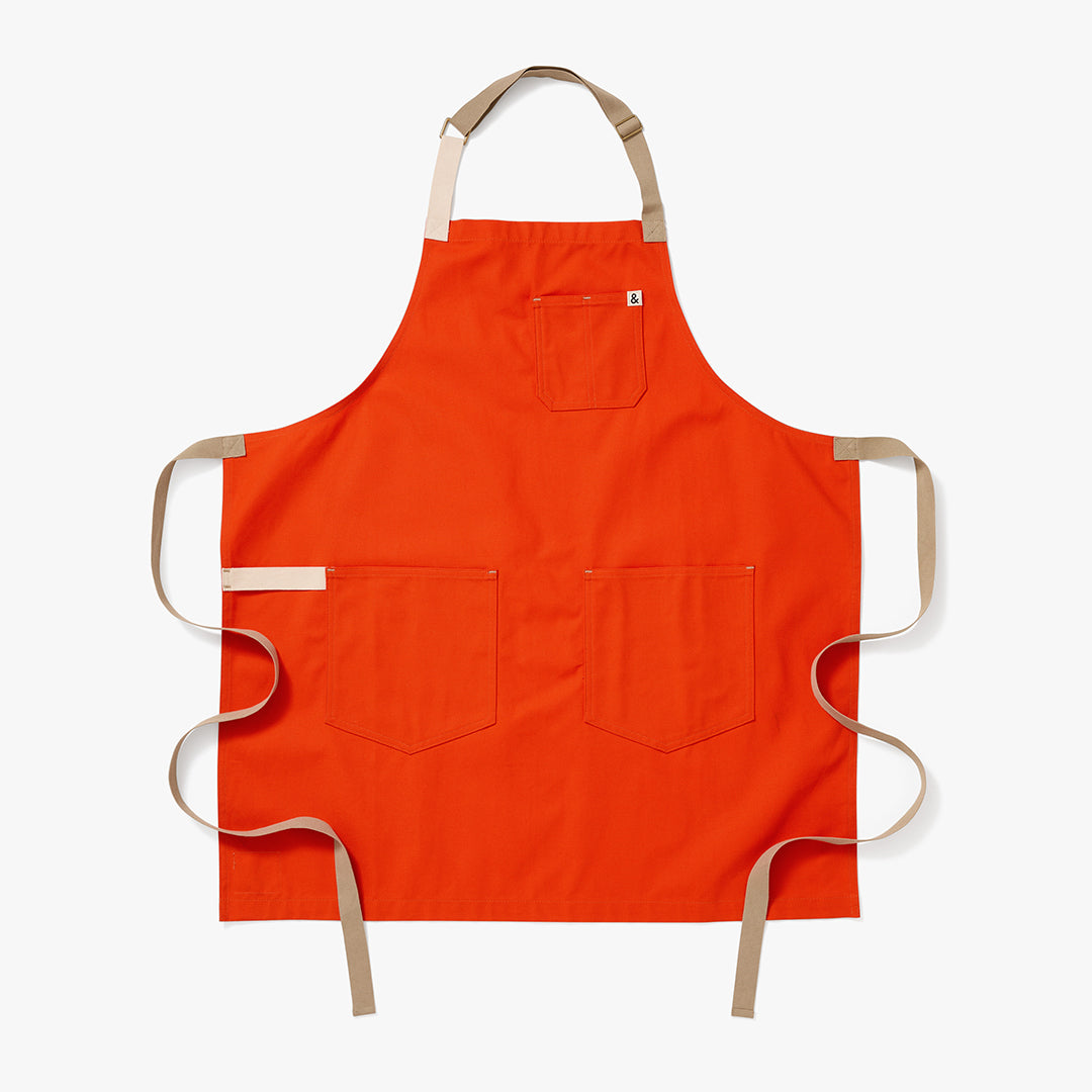 The Essential Apron - Jalapeno Red