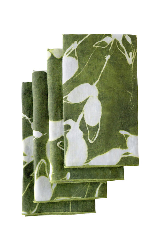 Porto Print in Olive Napkin Set of 4