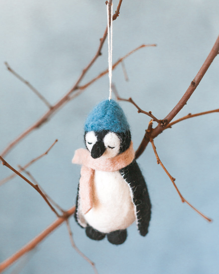 Penguin Felt Ornament