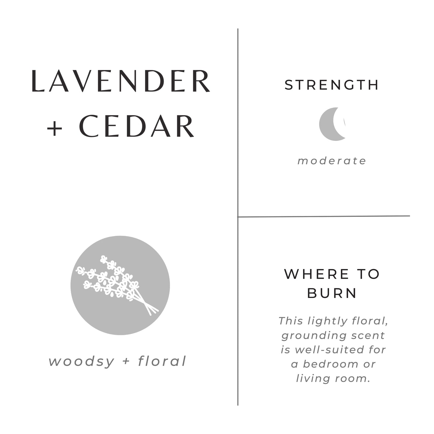 Lavender + Cedar