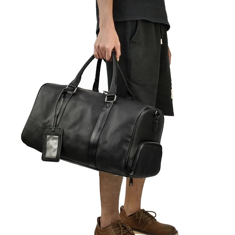 The Endre Weekender | Vintage Leather Duffle Bag -