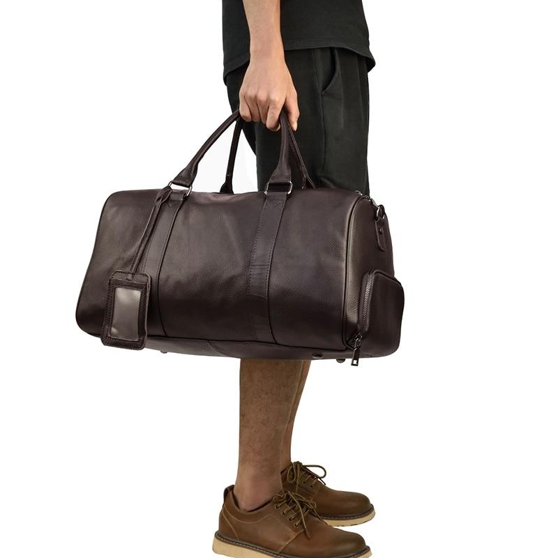 The Endre Weekender | Vintage Leather Duffle Bag -