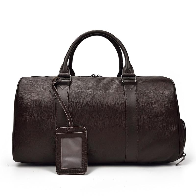 The Endre Weekender | Vintage Leather Duffle Bag -