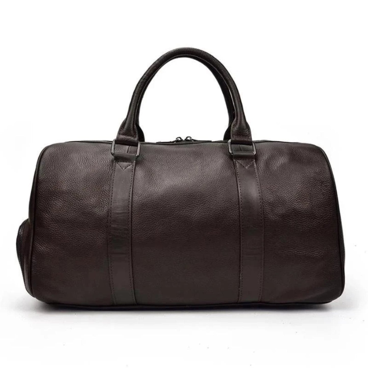 The Endre Weekender | Black Pebbled Leather Weekender