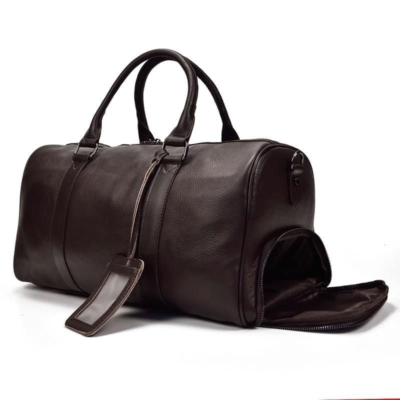 The Endre Weekender | Vintage Leather Duffle Bag -