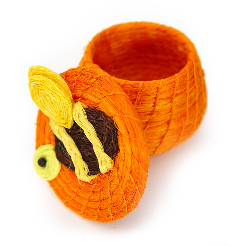 Honey Bee Lidded Basket